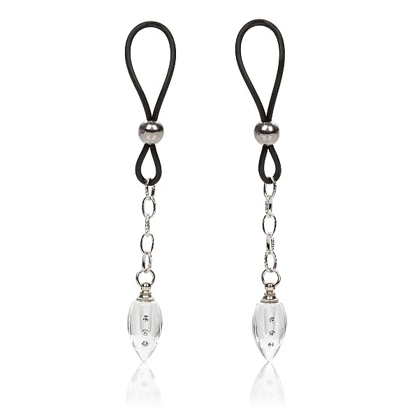 Nipple Jewel Crystal Teardrop - Zilver van het merk Nipple Play - Tepelklemmen - online kopen bij Masculum.nl. De discrete online seks-toys en erotisch heren ondergoed winkel voor gay & hetero mannen.