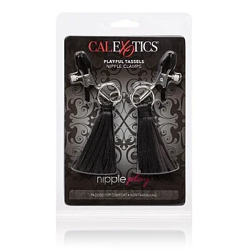 Playful Tassels Nipple Clamps - Zwart