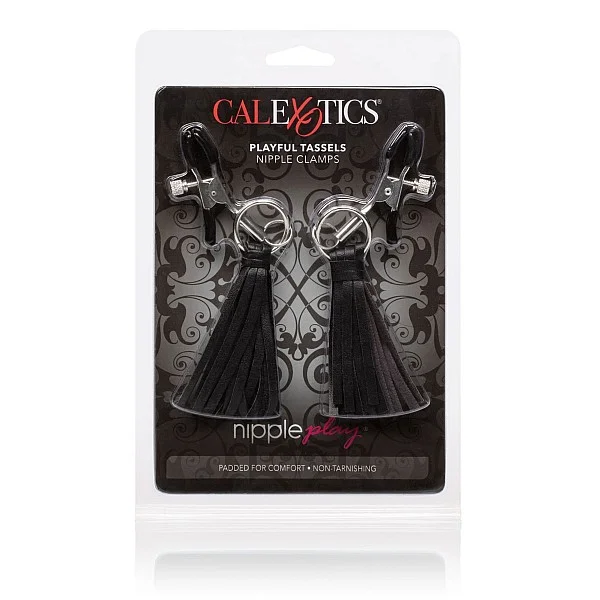 Playful Tassels Nipple Clamps - Zwart van het merk Nipple Play - Tepelklemmen - online kopen bij Masculum.nl. De discrete online seks-toys en erotisch heren ondergoed winkel voor gay & hetero mannen.