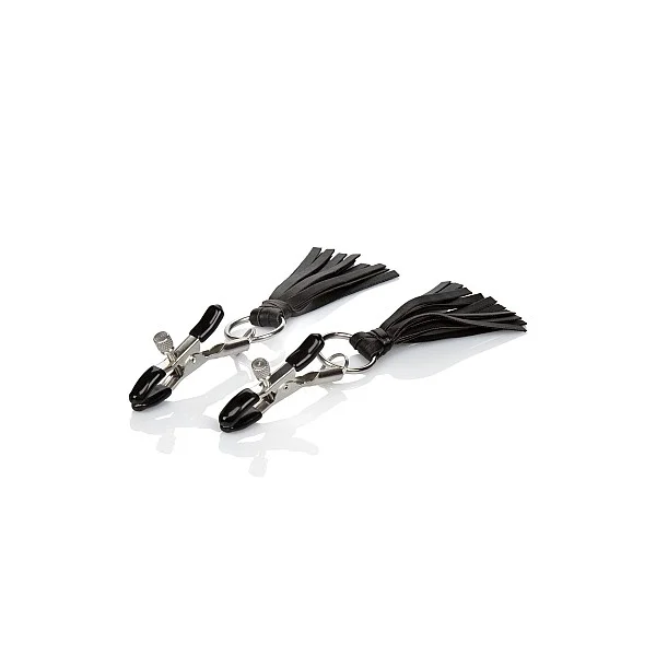 Playful Tassels Nipple Clamps - Zwart van het merk Nipple Play - Tepelklemmen - online kopen bij Masculum.nl. De discrete online seks-toys en erotisch heren ondergoed winkel voor gay & hetero mannen.