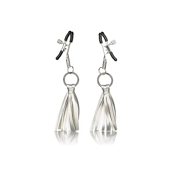 Playful Tassels Nipple Clamps - Zilver van het merk Nipple Play - Tepelklemmen - online bestellen bij Masculum.nl. De discrete online seks-toys en erotisch heren ondergoed winkel voor gay & hetero mannen.