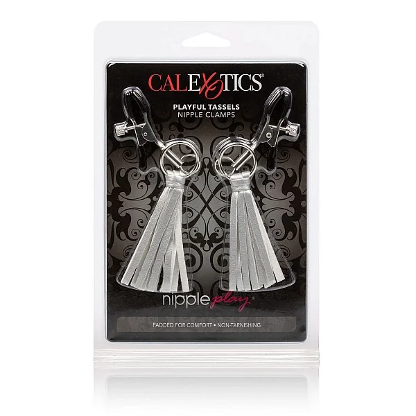 Playful Tassels Nipple Clamps - Zilver van het merk Nipple Play - Tepelklemmen - online bestellen bij Masculum.nl. De discrete online seks-toys en erotisch heren ondergoed winkel voor gay & hetero mannen.