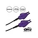 Rechargeable Nipplettes - Paars van het merk Nipple Play - Tepelklemmen - online kopen bij Masculum.nl. De discrete online seks-toys en erotisch heren ondergoed winkel voor gay & hetero mannen.