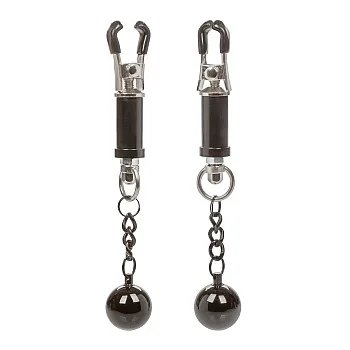 Weighted Twist Nipple Clamps - Zilver