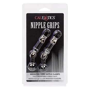 Weighted Twist Nipple Clamps - Zilver