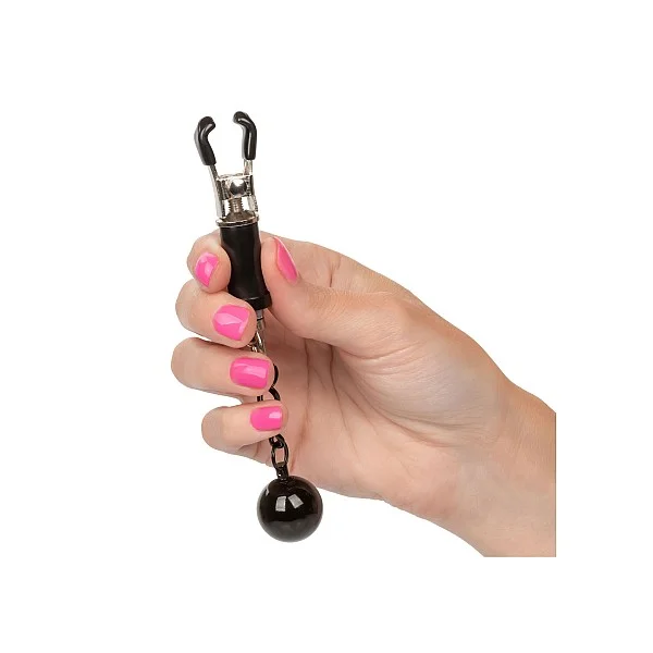 Weighted Twist Nipple Clamps - Zilver van het merk Nipple Play - Tepelklemmen - online bestellen bij Masculum.nl. De discrete online seks-toys en erotisch heren ondergoed winkel voor gay & hetero mannen.
