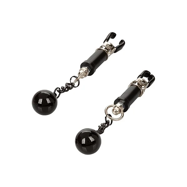 Weighted Twist Nipple Clamps - Zilver van het merk Nipple Play - Tepelklemmen - online bestellen bij Masculum.nl. De discrete online seks-toys en erotisch heren ondergoed winkel voor gay & hetero mannen.