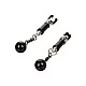 Weighted Twist Nipple Clamps - Zilver van het merk Nipple Play - Tepelklemmen - online bestellen bij Masculum.nl. De discrete online seks-toys en erotisch heren ondergoed winkel voor gay & hetero mannen.