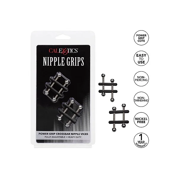 Crossbar Nipple Vices - Metaal van het merk Nipple Play - Tepelklemmen - online kopen bij Masculum.nl. De discrete online seks-toys en erotisch heren ondergoed winkel voor gay & hetero mannen.