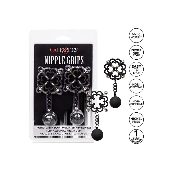 Weighted Nipple Press - Metaal van het merk Nipple Play - Tepelklemmen - online bestellen bij Masculum.nl. De discrete online seks-toys en erotisch heren ondergoed winkel voor gay & hetero mannen.