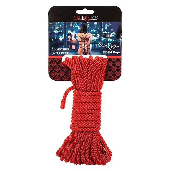 Scandal BDSM Rope 10M - Rood van het merk Scandal - Bondage Touwen - online kopen bij Masculum.nl. De discrete online seks-toys en erotisch heren ondergoed winkel voor gay & hetero mannen.