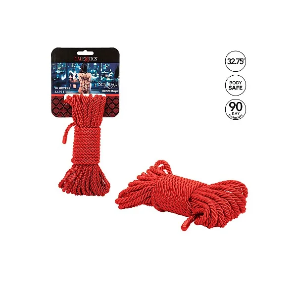 Scandal BDSM Rope 10M - Rood van het merk Scandal - Bondage Touwen - online kopen bij Masculum.nl. De discrete online seks-toys en erotisch heren ondergoed winkel voor gay & hetero mannen.