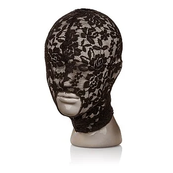 Scandal Lace Hood - Zwart