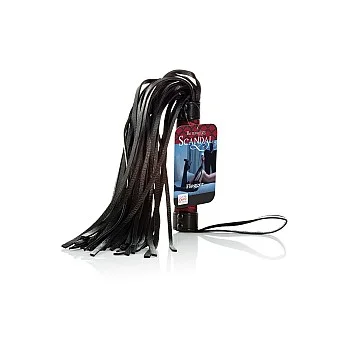 Scandal Flogger With Tag - Zwart