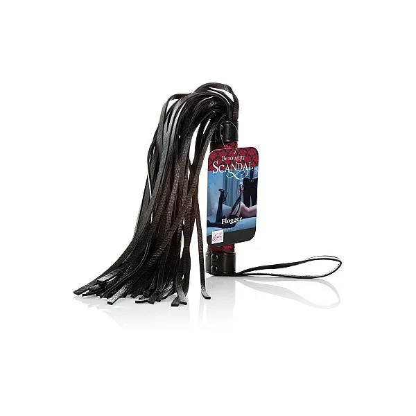 Scandal Flogger With Tag - Zwart van het merk Scandal - Paddles - online bestellen bij Masculum.nl. De discrete online seks-toys en erotisch heren ondergoed winkel voor gay & hetero mannen.