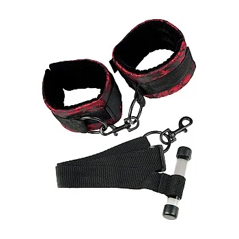 Scandal Over The Door Cuffs - Zwart