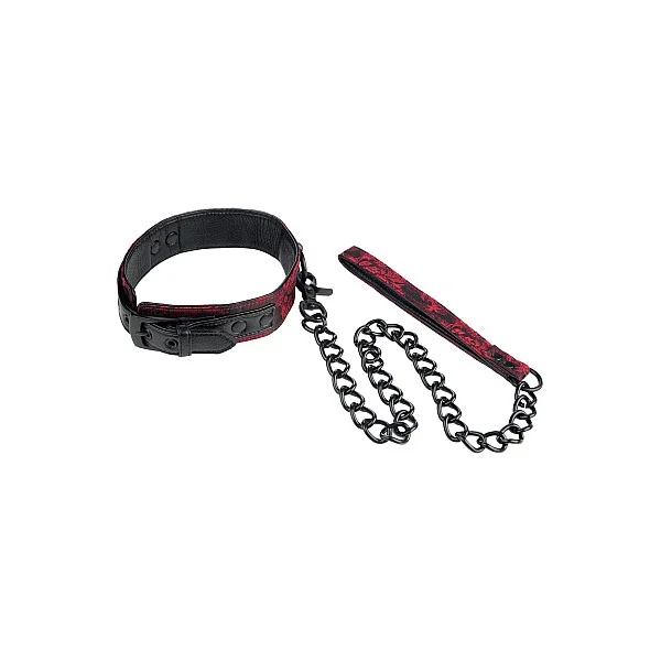 Scandal Collar with Leash - Zwart van het merk Scandal - BDSM Collars - online kopen bij Masculum.nl. De discrete online seks-toys en erotisch heren ondergoed winkel voor gay & hetero mannen.