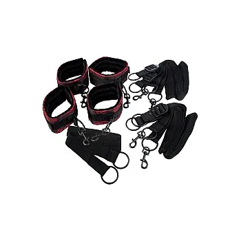 Scandal Bed Restraints - Zwart