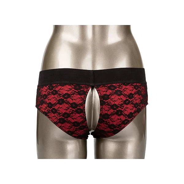 Scandal Crotchless Set S/M - Zwart van het merk Scandal -  - online bestellen bij Masculum.nl. De discrete online seks-toys en erotisch heren ondergoed winkel voor gay & hetero mannen.