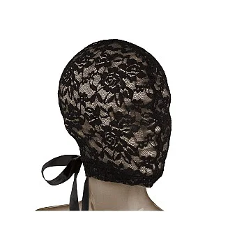 Scandal Corset Lace Hood - Zwart