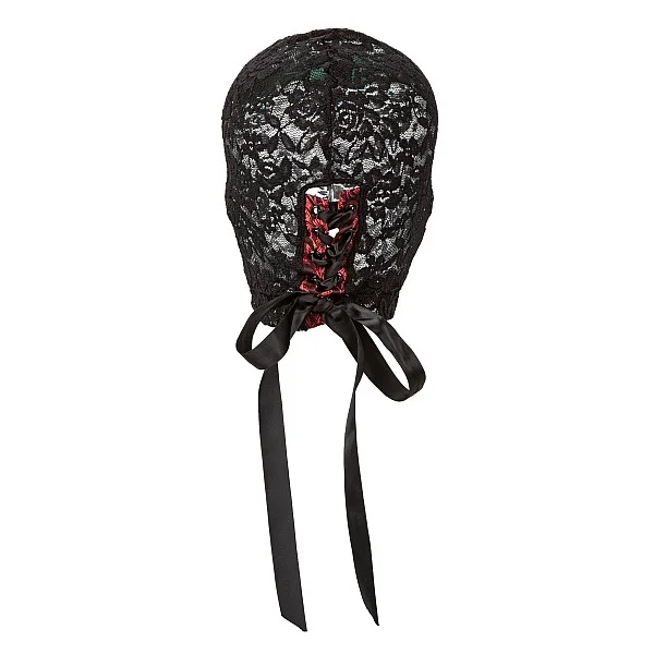 Scandal Corset Lace Hood - Zwart van het merk Scandal - Bondage Maskers - online kopen bij Masculum.nl. De discrete online seks-toys en erotisch heren ondergoed winkel voor gay & hetero mannen.