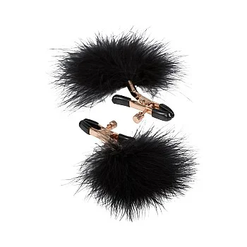 Feather Nipplettes - Zwart