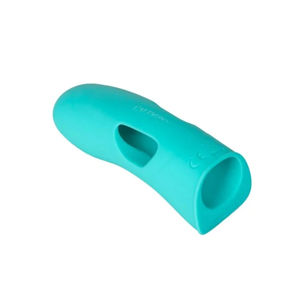 Silicone Marvelous Tickler - Aqua van het merk Mini Marvels - Vinger Vibrators - online bestellen bij Masculum.nl. De discrete online seks-toys en erotisch heren ondergoed winkel voor gay & hetero mannen.