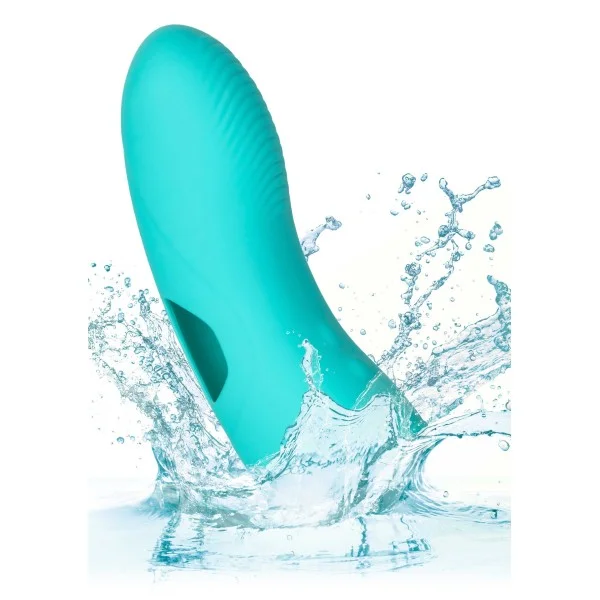 Silicone Marvelous Tickler - Aqua van het merk Mini Marvels - Vinger Vibrators - online bestellen bij Masculum.nl. De discrete online seks-toys en erotisch heren ondergoed winkel voor gay & hetero mannen.