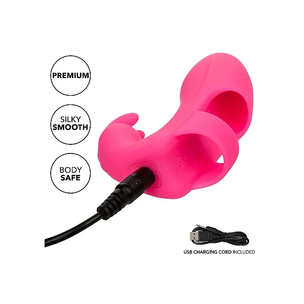 Silicone Marvelous Pleaser - Roze van het merk Mini Marvels - Vinger Vibrators - online kopen bij Masculum.nl. De discrete online seks-toys en erotisch heren ondergoed winkel voor gay & hetero mannen.