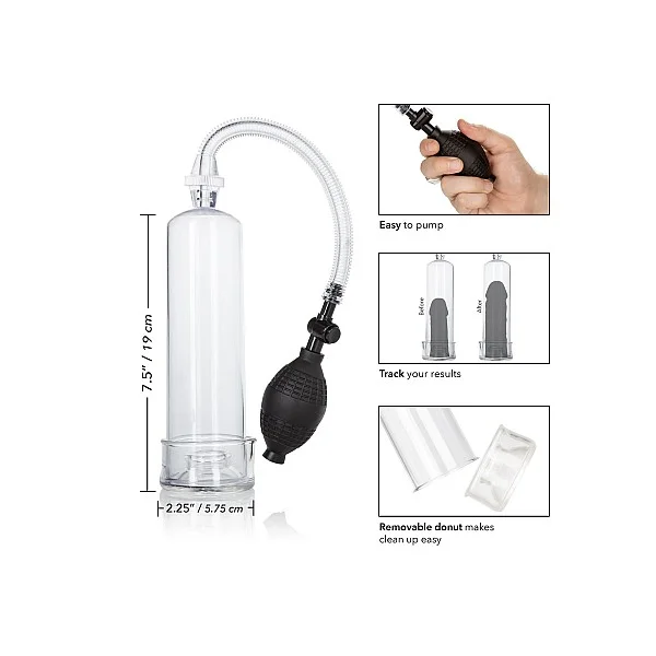 Erection Pump - Transparant van het merk Dr Joel Kaplan - Penispompen - online bestellen bij Masculum.nl. De discrete online seks-toys en erotisch heren ondergoed winkel voor gay & hetero mannen.