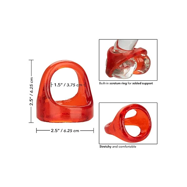 COLT XL Snug Tugger - Rood van het merk Colt Gear - Cockringen - online bestellen bij Masculum.nl. De discrete online seks-toys en erotisch heren ondergoed winkel voor gay & hetero mannen.