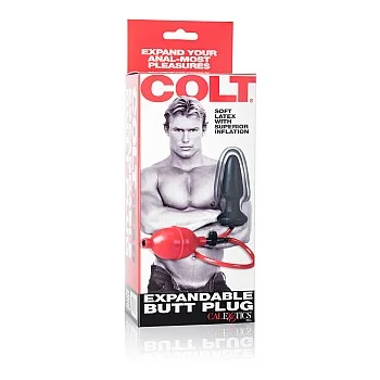 COLT Expandable Butt Plug - Zwart