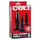 COLT Anal Trainer Kit - Zwart van het merk Colt Gear - Buttplugs - online kopen bij Masculum.nl. De discrete online seks-toys en erotisch heren ondergoed winkel voor gay & hetero mannen.