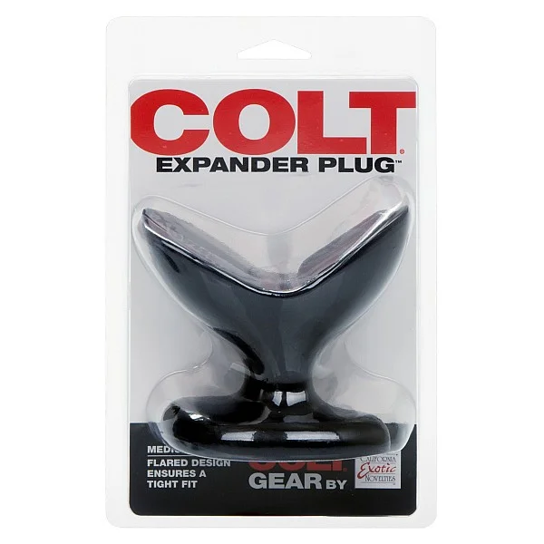 COLT Expander Plug - Medium - Zwart van het merk Colt Gear - Buttplugs - online kopen bij Masculum.nl. De discrete online seks-toys en erotisch heren ondergoed winkel voor gay & hetero mannen.