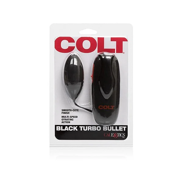 COLT Turbo Bullet - Zwart van het merk Colt Gear - Vibrerende Eitjes - online bestellen bij Masculum.nl. De discrete online seks-toys en erotisch heren ondergoed winkel voor gay & hetero mannen.