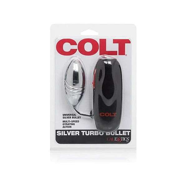 COLT Turbo Bullet - Zilver van het merk Colt Gear - Vibrerende Eitjes - online kopen bij Masculum.nl. De discrete online seks-toys en erotisch heren ondergoed winkel voor gay & hetero mannen.