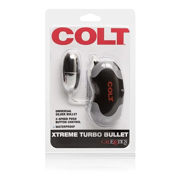 COLT Xtreme Turbo Bullet - Metaal van het merk Colt Gear - Vibrerende Eitjes - online bestellen bij Masculum.nl. De discrete online seks-toys en erotisch heren ondergoed winkel voor gay & hetero mannen.