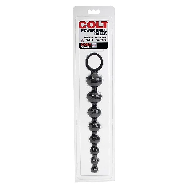 COLT Power Drill Balls - Zwart van het merk Colt Gear - Anale Kralen - online bestellen bij Masculum.nl. De discrete online seks-toys en erotisch heren ondergoed winkel voor gay & hetero mannen.