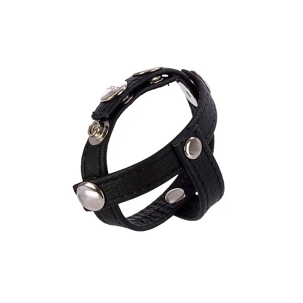COLT Leather H-Piece Divider - Zwart van het merk Colt Gear - Cockringen - online bestellen bij Masculum.nl. De discrete online seks-toys en erotisch heren ondergoed winkel voor gay & hetero mannen.