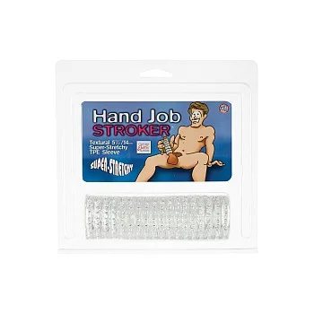 Hand Job Stroker Clear - Transparant