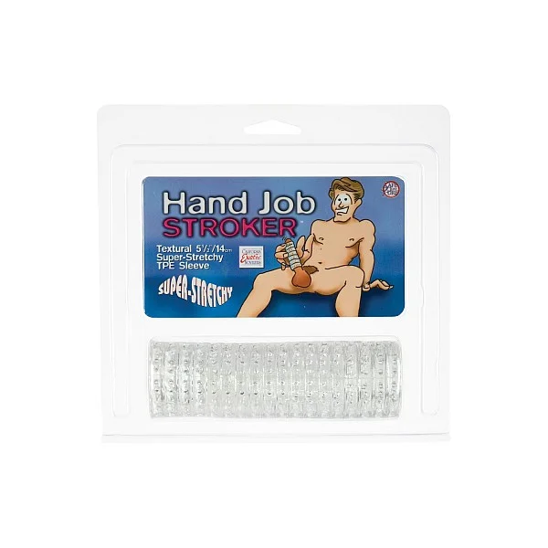 Hand Job Stroker Clear - Transparant van het merk CalExotics - Sleeve Masturbators - online bestellen bij Masculum.nl. De discrete online seks-toys en erotisch heren ondergoed winkel voor gay & hetero mannen.