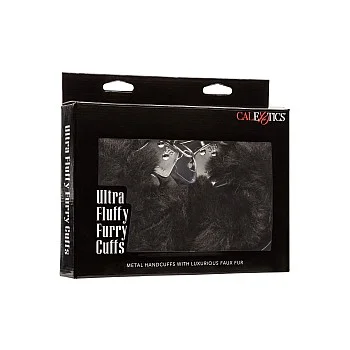 Ultra Fluffy Furry Cuffs - Zwart