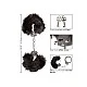 Ultra Fluffy Furry Cuffs - Zwart van het merk CalExotics - Boeien - online bestellen bij Masculum.nl. De discrete online seks-toys en erotisch heren ondergoed winkel voor gay & hetero mannen.