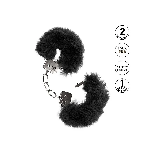 Ultra Fluffy Furry Cuffs - Zwart van het merk CalExotics - Boeien - online bestellen bij Masculum.nl. De discrete online seks-toys en erotisch heren ondergoed winkel voor gay & hetero mannen.