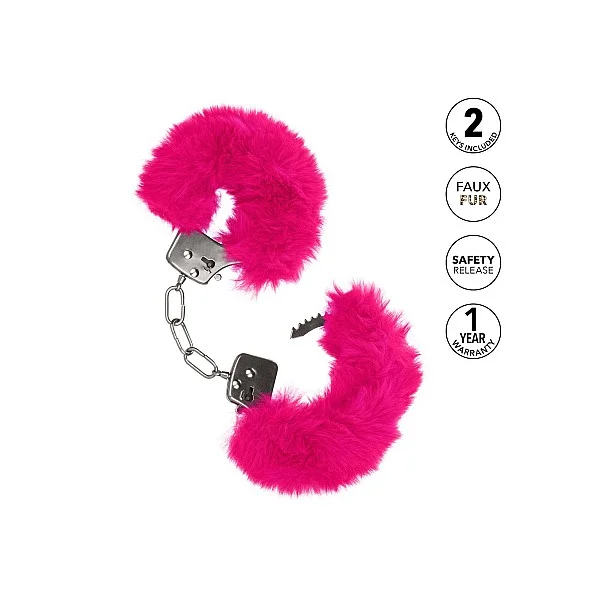 Ultra Fluffy Furry Cuffs - Roze van het merk CalExotics - Boeien - online kopen bij Masculum.nl. De discrete online seks-toys en erotisch heren ondergoed winkel voor gay & hetero mannen.