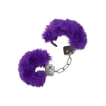Ultra Fluffy Furry Cuffs - Paars
