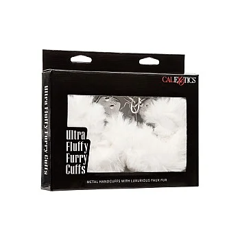 Ultra Fluffy Furry Cuffs - Wit
