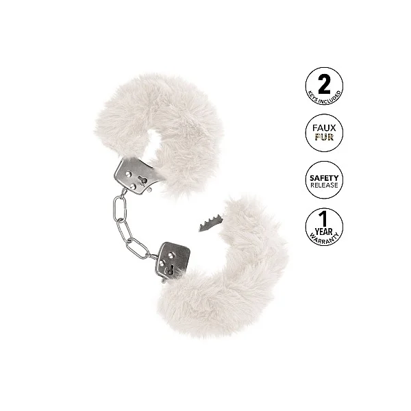 Ultra Fluffy Furry Cuffs - Wit van het merk CalExotics - Boeien - online kopen bij Masculum.nl. De discrete online seks-toys en erotisch heren ondergoed winkel voor gay & hetero mannen.