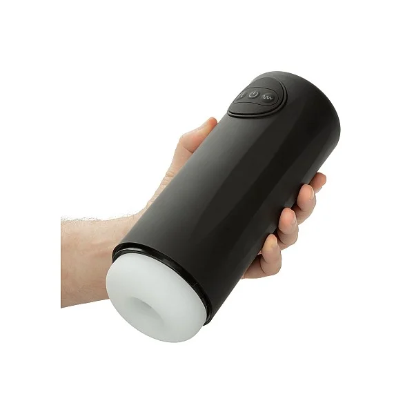 Vibro Thruster Stroker - Zwart van het merk Optimum Power - Penispompen - online kopen bij Masculum.nl. De discrete online seks-toys en erotisch heren ondergoed winkel voor gay & hetero mannen.