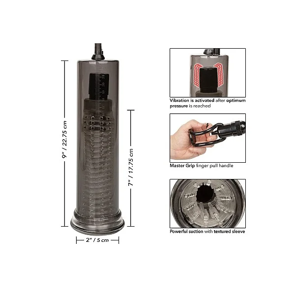 Vibro Air Pump - Zwart van het merk Optimum Power - Penispompen - online kopen bij Masculum.nl. De discrete online seks-toys en erotisch heren ondergoed winkel voor gay & hetero mannen.